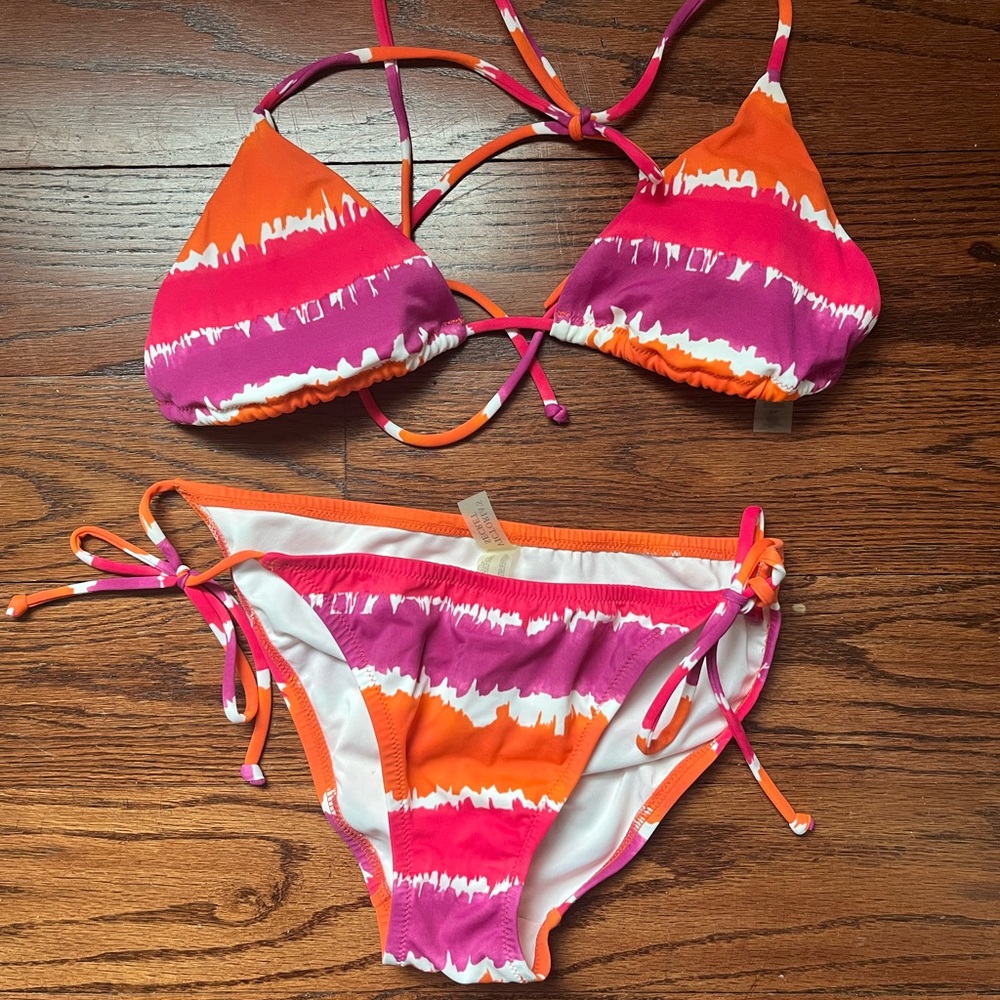 Victorias secret tie die bikini set